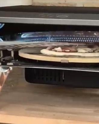 Forno a gas qq pizza 16 con rotazione manuale