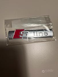 Placchetta s-line adesiva audi