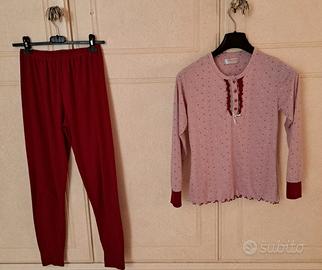 PIGIAMA CALDO COTONE TG. S