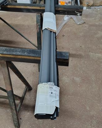 Zanzariera a molla grigio grafite