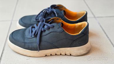 SNEAKERS TIMBERLAND uomo PELLE BLU NAVY 