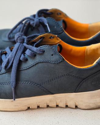 SNEAKERS TIMBERLAND uomo PELLE BLU NAVY 