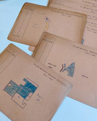 Lucca lotto 25 Planimetria Nuovo Catasto anni 50