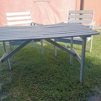 tavolo da esterno in legno