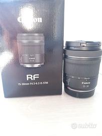 Canon RF 15-30mm f/4.5-6.3 IS STM come nuovo