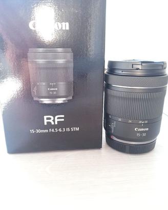 Canon RF 15 30 mm f/4.5-6.3 IS STM nuovo