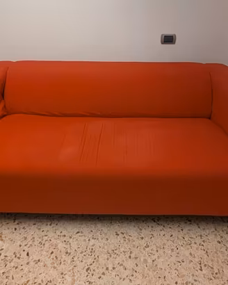 Divano 2 posti in tessuto con copridivano – Schio