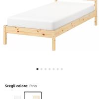 Letto singolo ikea+materasso