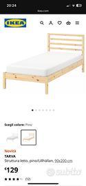 Letto singolo ikea+materasso