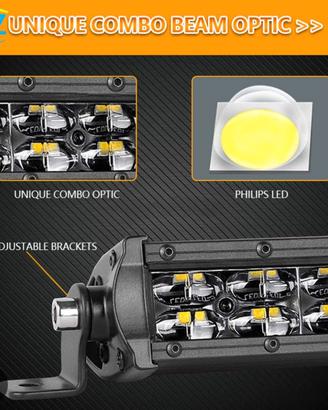 Barra led doppia fila 42" 200watt
