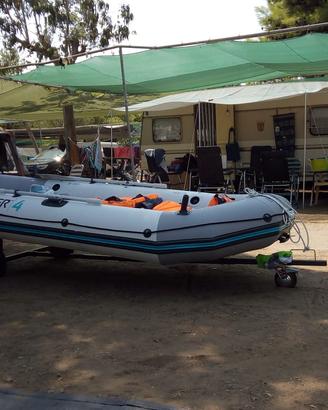 Gommone Intex Mariner 4 persone con motore elettr