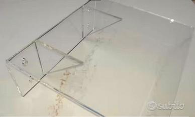 Mensola in PLEXIGLASS filo lucido sp. 6 mm