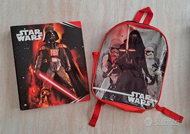 Zaino asilo bimbo e raccoglitore Star Wars
