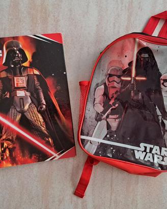 Zaino asilo bimbo e raccoglitore Star Wars