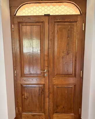 Portone Castagno Massello perfetto stato.