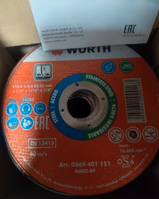 dischi da taglio wurth