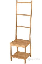 Sedia Ikea con portasciugamani
