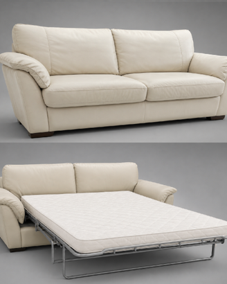 divano letto in pelle