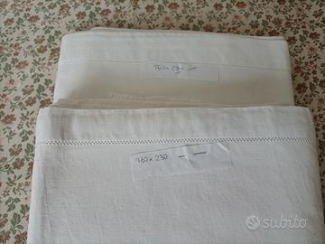 Lenzuola bianche 2 pezzi