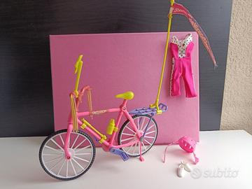Set Mountain bike Barbie dress n' go 1991