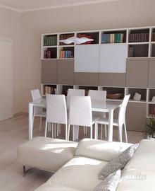Tavolo Moderno Bontempi bianco 160X90 allungabile