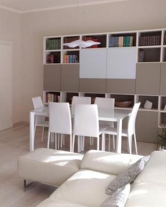 Tavolo Moderno Bontempi bianco 160X90 allungabile