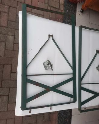 Coppia Gambe Supporti in Ferro per Tavolo da Birre