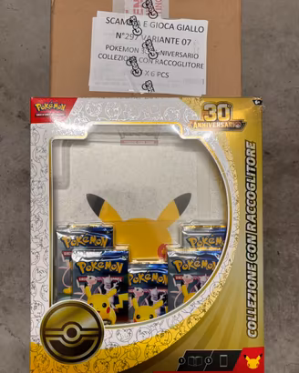 SET POKEMON 30th Anniversario con raccoglitore