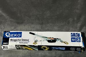 Paranco manuale 2000 kg doppio gancio – verricello