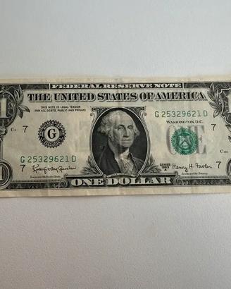 Banconota 1 Dollaro USA (Serie 1963 A)- Washington