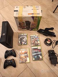 Xbox 360+Kinect+2 Joy+4 giochi  ( lettore rotto ))
