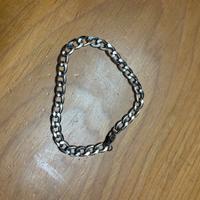 Bracciale uomo acciaio silver 6mm