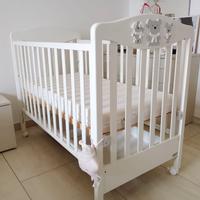 Culla lettino con materasso e piumino inclusi