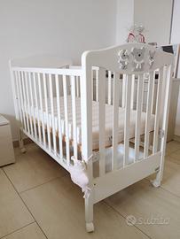 Culla lettino con materasso e piumino inclusi