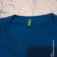 Pullover da uomo Benetton XL blu