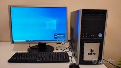 Computer + Monitor Desktop i5 120 SSD 8 Giga Ram