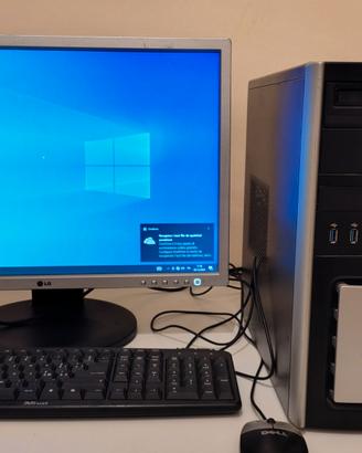Computer + Monitor Desktop i5 120 SSD 8 Giga Ram