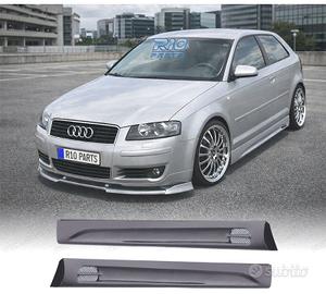 MINIGONNE LATERALI AUDI A3 8P 03-08 LOOK GT RACE