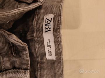 Pantaloncino jeans zara uomo taglia 44