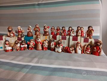 Pastori e Pastorelle Thun Presepe Rosso