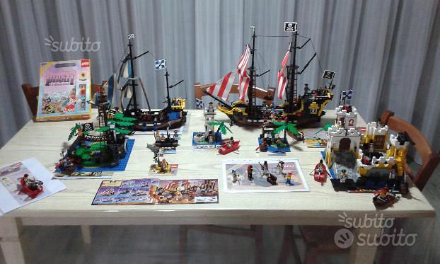 UNIC00 TUTTA la prima serie Lego pirati anni 1989 Tutto per i