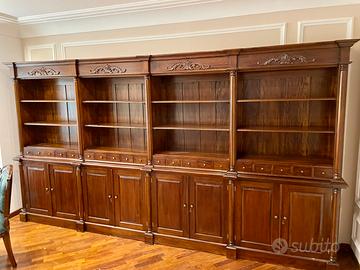 Libreria di pregio a massello