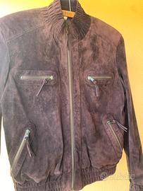 Giubbotto pelle scamosciata