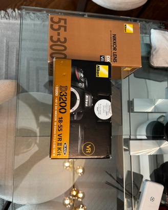 Nikon d3200 18-55 + 55-300 VR kit completo nikon