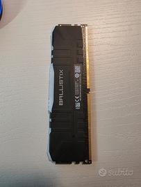 ddr 4  crucial ballistix 8gb 