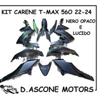 KIT CARENE 15 PZ TMAX 560 2022 2024 NERO OPACO