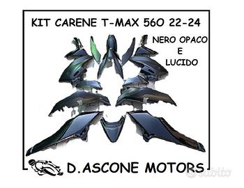 KIT CARENE 15 PZ TMAX 560 2022 2024 NERO OPACO