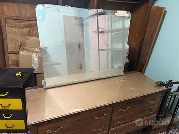 Cassettiera da salotto con specchio Vintage - '900