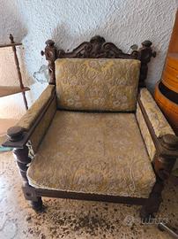 poltrone primi 900 in noce