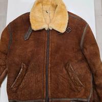 BOMBER  IN PELLE SCAMOSCIATA ANNI 90 CHAMBERS